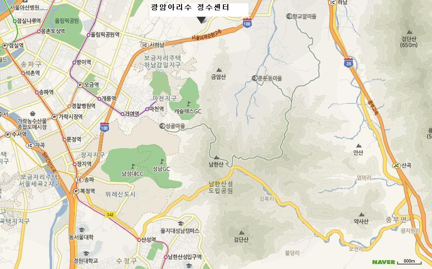 광암아리수정수센터 이미지