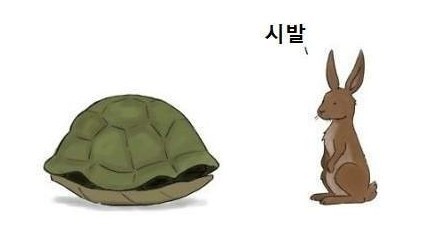 토끼와거북이 이미지