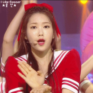 160807 인기가요 오마이걸 - 내 얘길 들어봐(A-ing).gif | 인스티즈