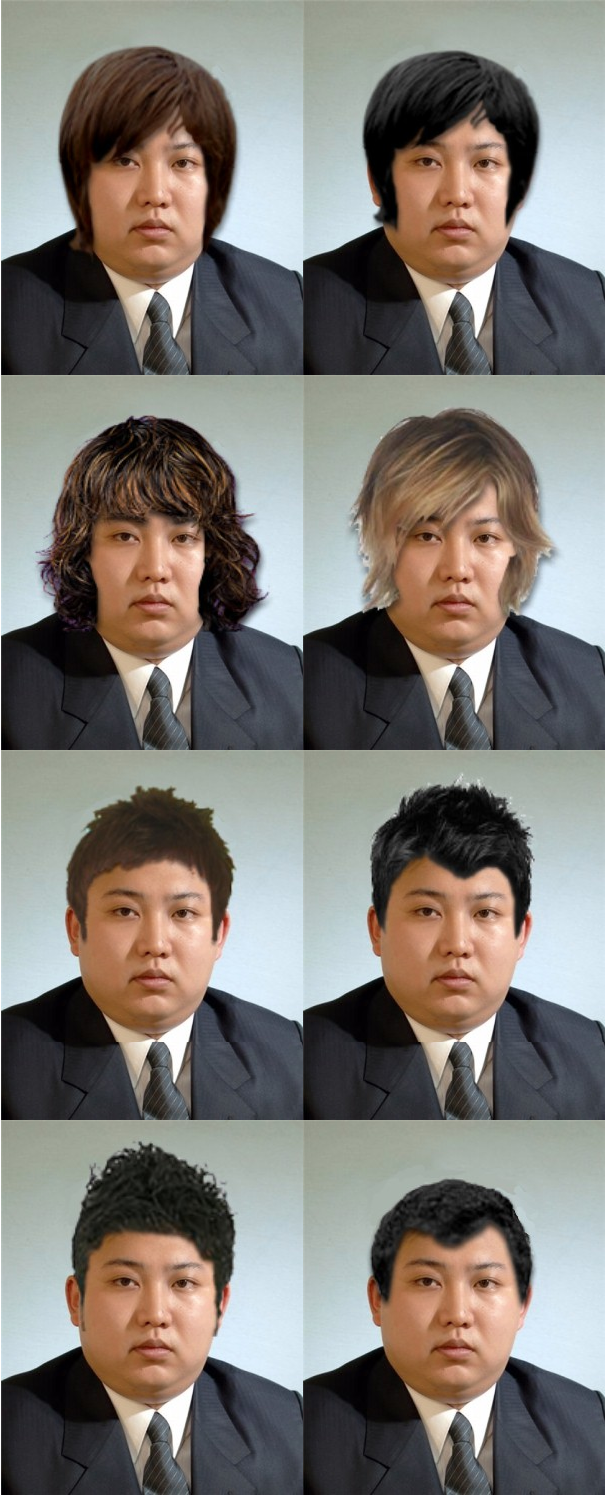 남자는머리빨 이미지