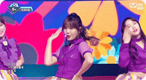 오마이걸 엠카 움짤.gif | 인스티즈