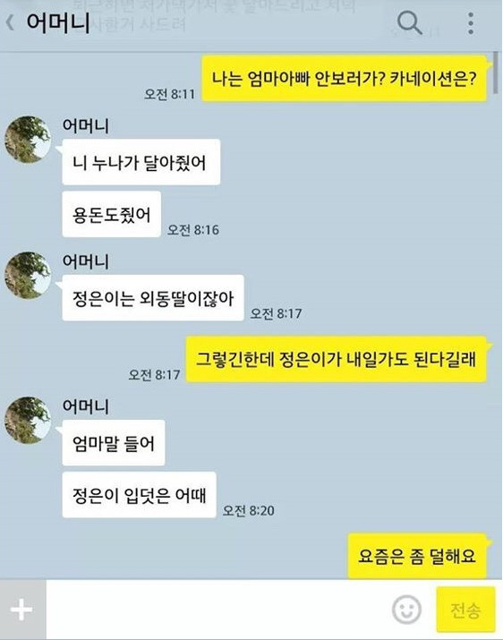 상위 0.1% 시어머니의 카톡 | 인스티즈