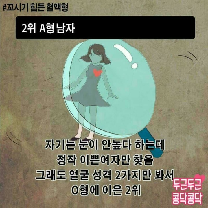 꼬시기 힘든 혈액형! | 인스티즈