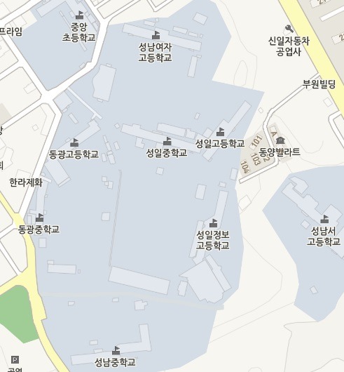 우리나라 학교밀집구역.jpg | 인스티즈