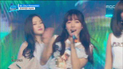 160416 음악중심 에이핑크.gif (feat.오마이걸) | 인스티즈