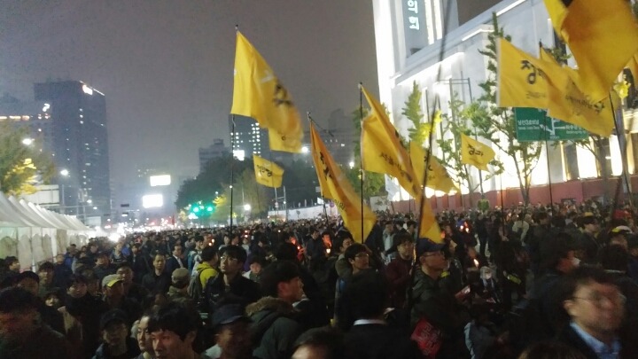스압)주갤러의 오늘자 광화문 시위 후기.jpg | 인스티즈