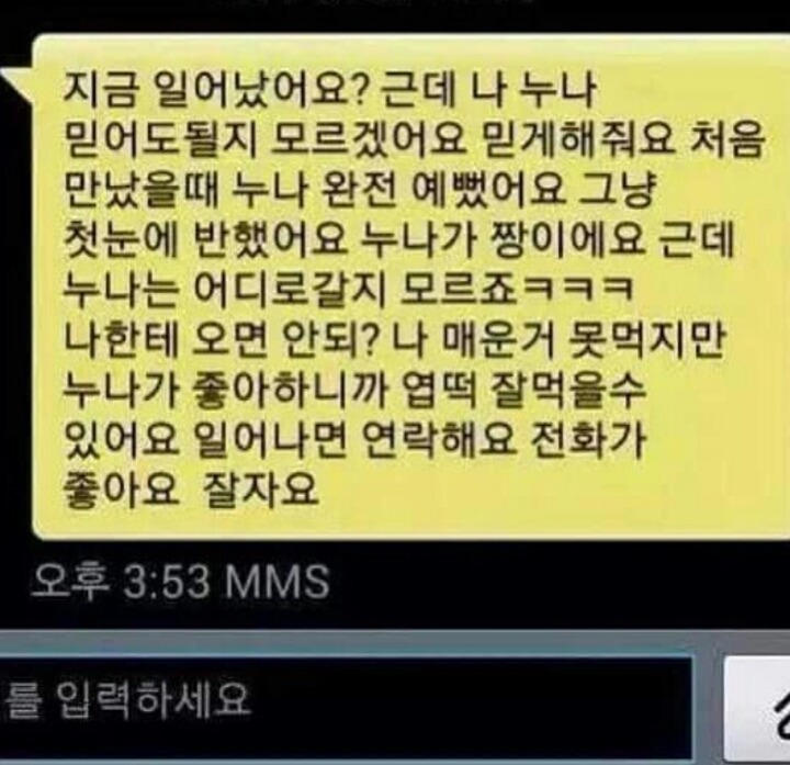 여자들이 심쿵 한다는 문자 고백.jpg | 인스티즈