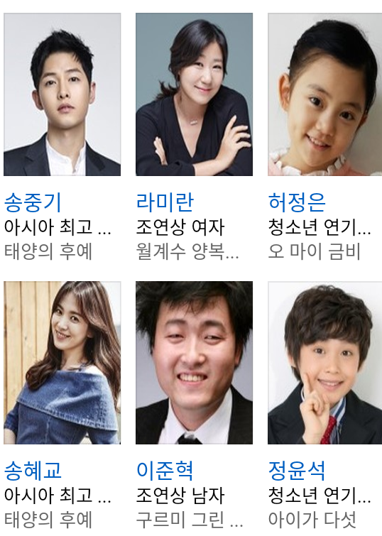 2016 KBS 연기대상 수상자 명단 | 인스티즈
