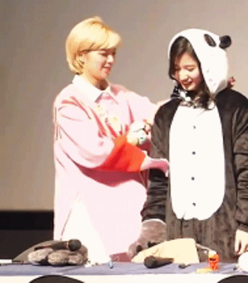 [트와이스] 사나에게 다정한 정연이.gif | 인스티즈