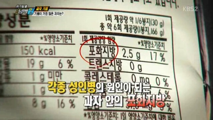 [위기탈출넘버원] 기름이 가장 많은 과자는? | 인스티즈