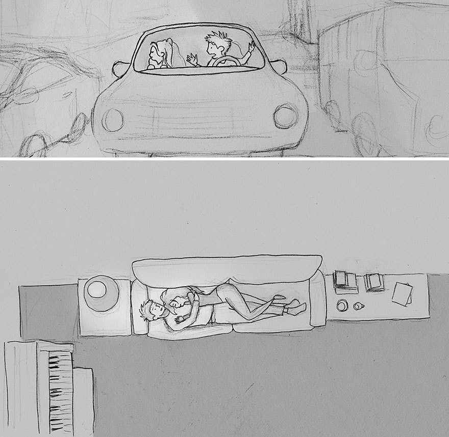아내와의 매일매일을 365일 동안 그린 남자 | 인스티즈