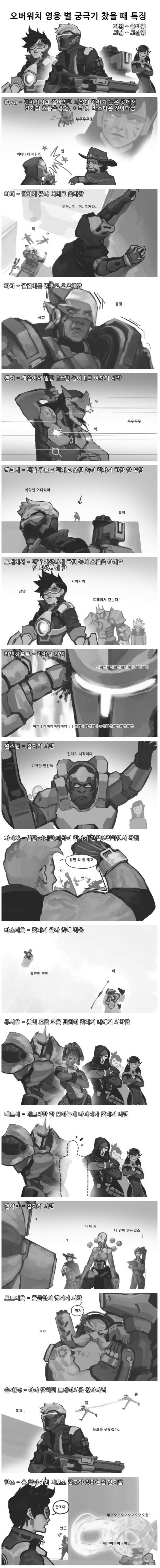 오버워치 영웅별 궁극기 찼을 때 특징 | 인스티즈