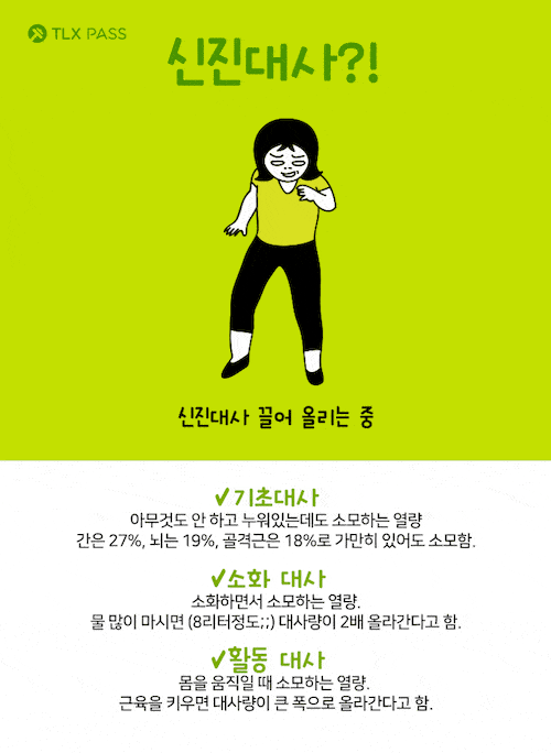 살 안 찌는 체질 되기! 기초대사량 높이는 운동 5가지.gif | 인스티즈