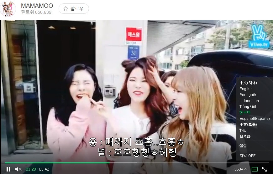 한명의 마마무 청각장애인의 글로 시작된 V앱 한글자막 탄생 이야기 | 인스티즈