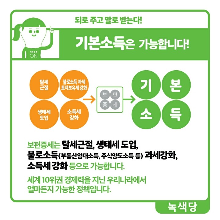 부자증세만 해도 전 국민 한 달에 40만 원씩 지급 가능 | 인스티즈