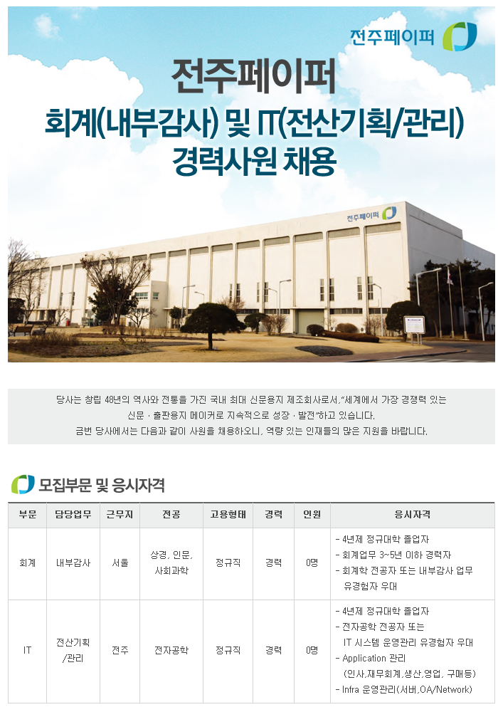 (주)전주페이퍼 이미지