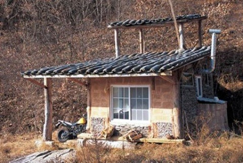오두막 이미지