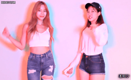 베스티 출신 유지,다혜.gif | 인스티즈
