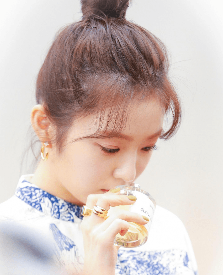 귀여운 똥머리 아이린.jpgif | 인스티즈