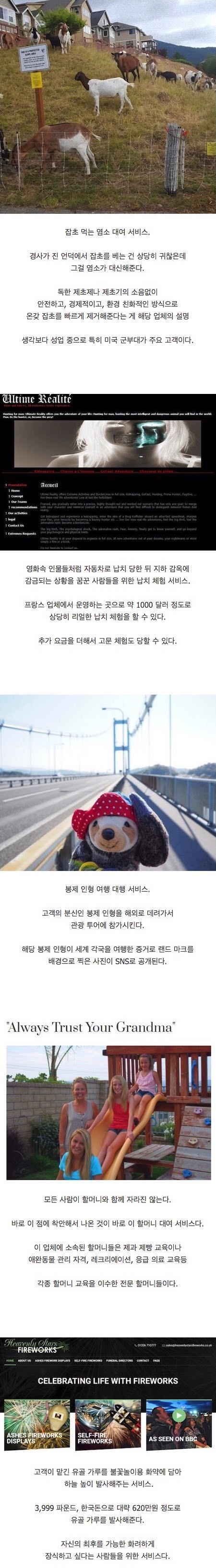 세계의 이색 서비스들 | 인스티즈