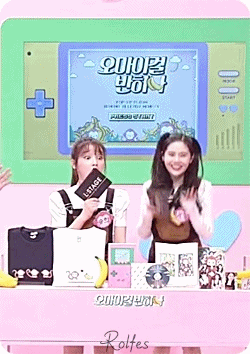 L 사이즈 매진에 놀라는 오마이걸 효정 & 승희.gif | 인스티즈
