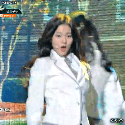 171215 뮤직뱅크 프로미스9 노지선, 이나경.gif | 인스티즈