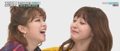 친구끼리 애정표현으로 못하는 사람은 절대 못하는 것.gif | 인스티즈