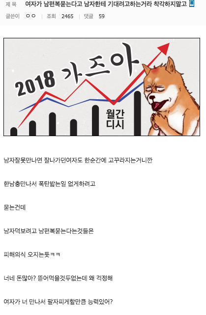 여자가 남편복묻는다고 남자한테 기대려고하는거라 착각하지말고 | 인스티즈